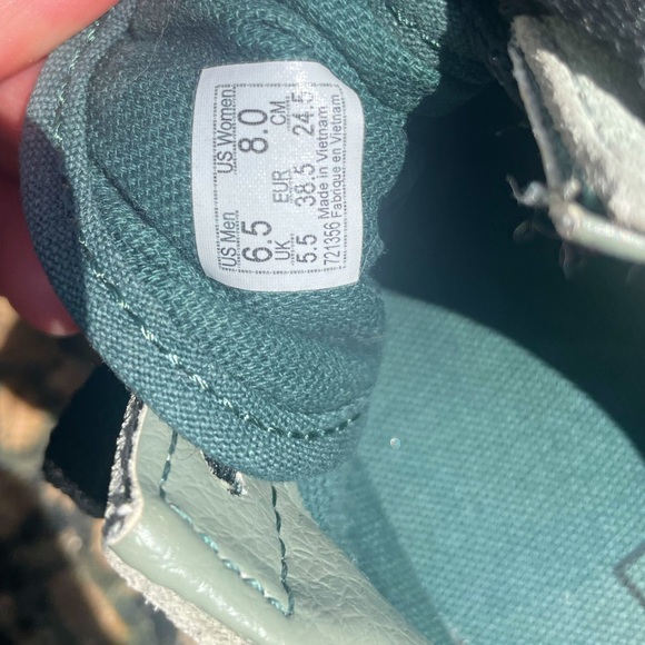 rare vans old skool - seafoam green black and brown gum - unisex - Picture 5 of 6